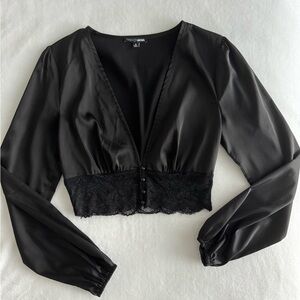Black Fashion Nova Blouse